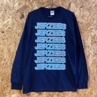 ジャージーズ(JERZEES)のJERZEES 長袖 Tシャツ M ネイビー ジャージーズ ロンT(Tシャツ/カットソー(七分/長袖))