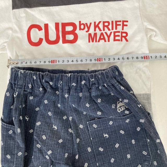 KRIFF MAYER(クリフメイヤー)のCUB by KRIFF MAYER  Tシャツ・ハーフパンツ 120 キッズ/ベビー/マタニティのキッズ服男の子用(90cm~)(Tシャツ/カットソー)の商品写真