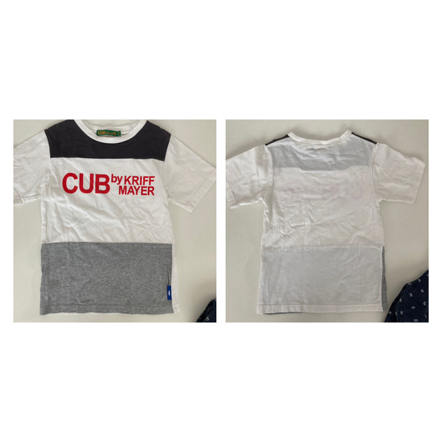 KRIFF MAYER(クリフメイヤー)のCUB by KRIFF MAYER  Tシャツ・ハーフパンツ 120 キッズ/ベビー/マタニティのキッズ服男の子用(90cm~)(Tシャツ/カットソー)の商品写真