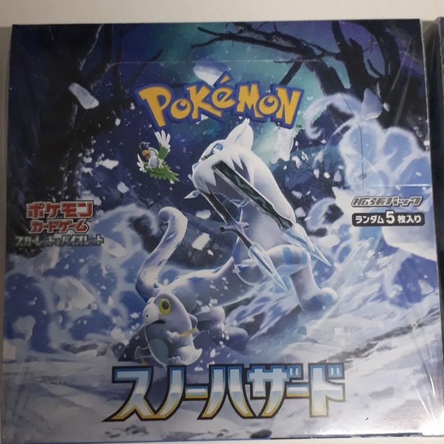 【新品未開封シュリンク付】ポケモンカード クレイバーストスノーハザード各１BOX エンタメ/ホビーのトレーディングカード(Box/デッキ/パック)の商品写真