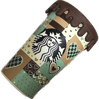 スターバックスコーヒー(Starbucks Coffee)のスターバックス バレンタイン2023 ステンレスカップ ミント チョコタンブラー(タンブラー)