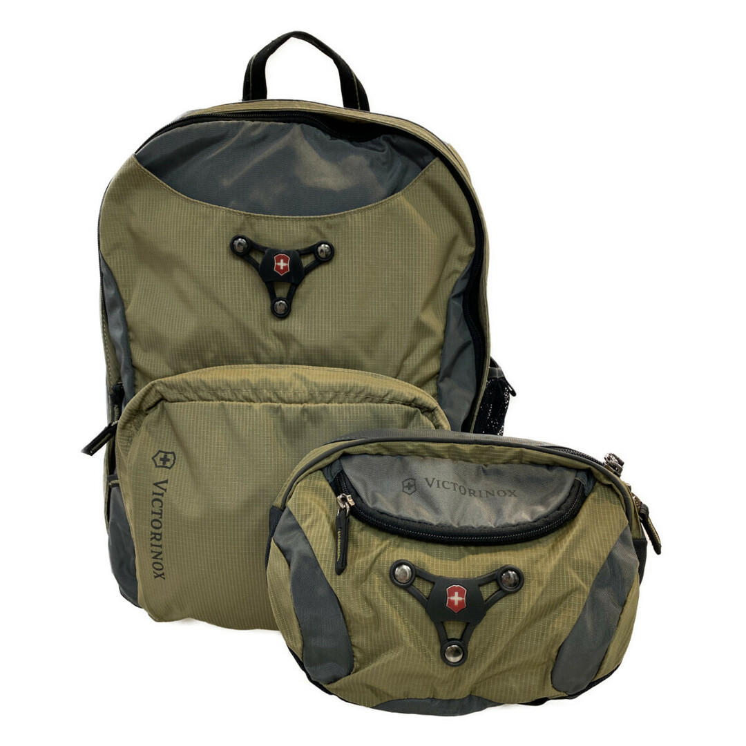VICTORINOX - ビクトリノックス VICTORINOX リュック カーキ×グレー