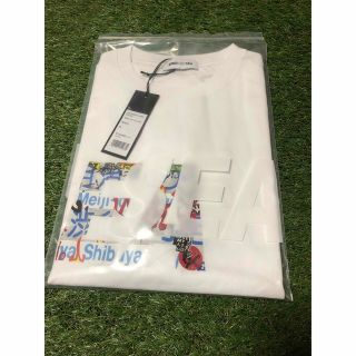 ウィンダンシー(WIND AND SEA)のウィンダンシー　×  李漢強　グラフィティー　Tシャツ　ホワイト　M(Tシャツ/カットソー(半袖/袖なし))