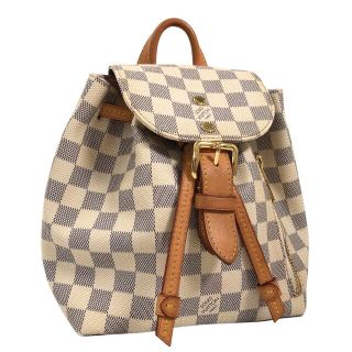 ヴィトン(LOUIS VUITTON) ダミエ・アズール バッグ（ピンク/桃色系）の 