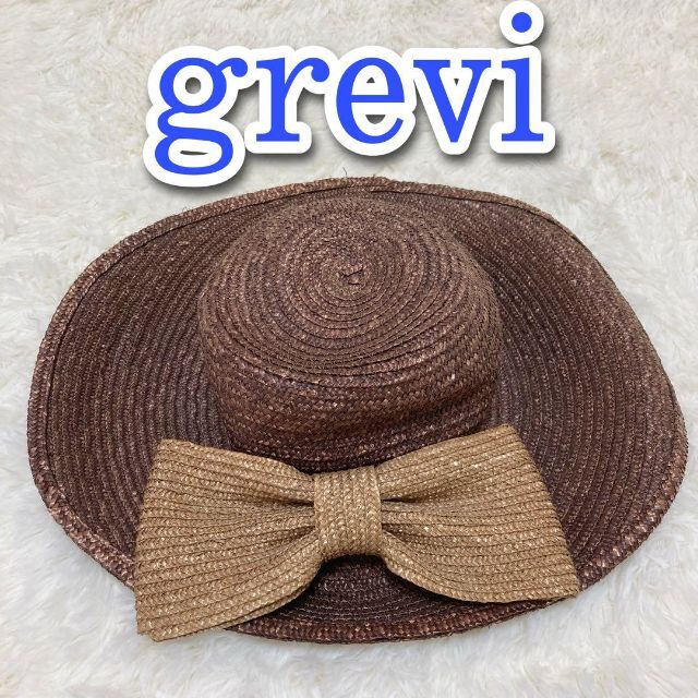 GREVI - grevi グレヴィ ハット 帽子 麦わら イタリア製 フィレンツェ