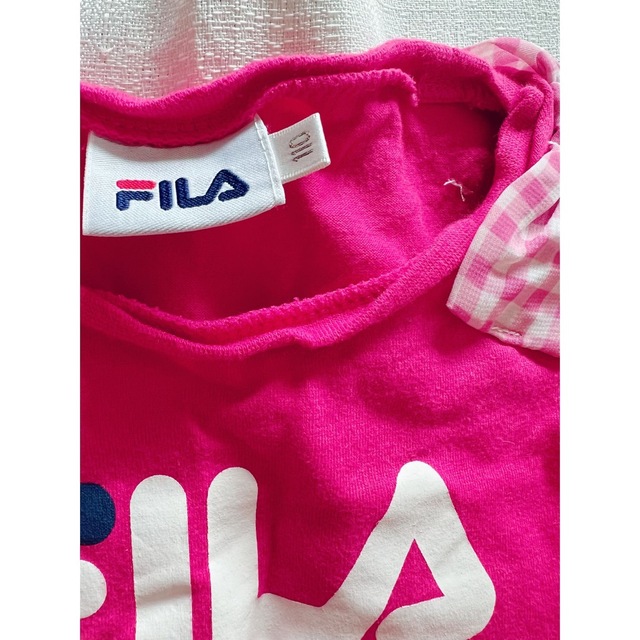 FILA(フィラ)のTシャツ☆FILA☆110 キッズ/ベビー/マタニティのキッズ服女の子用(90cm~)(Tシャツ/カットソー)の商品写真