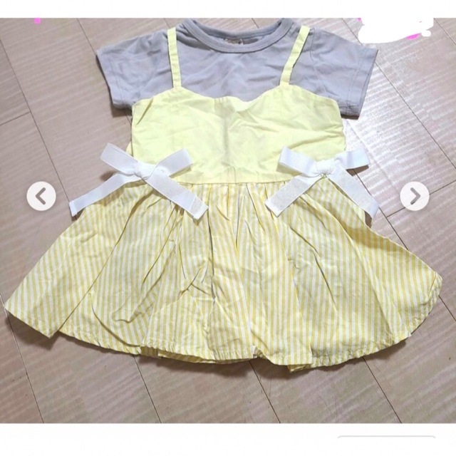 petit main(プティマイン)のプティマイン セットアップ  キッズ/ベビー/マタニティのキッズ服女の子用(90cm~)(Tシャツ/カットソー)の商品写真