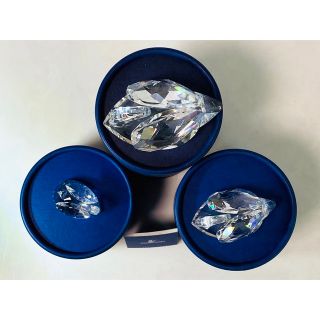 SWAROVSKI - 【 美品 】オーストリア製 SWAROVSKI クリスタル スワン3