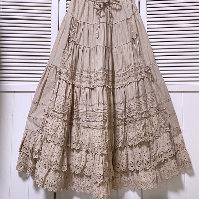 ❤️23新作 新品♡SelfPortrait ピンクレースロングスカート♡ 719+