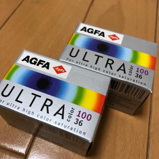 ライカ(LEICA)の新品未開封 AGFA ULTRA100 36枚撮り2本セット(フィルムカメラ)