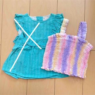 ザラキッズ(ZARA KIDS)の【専用】ZARAトップス 90 女の子(ブラウス)