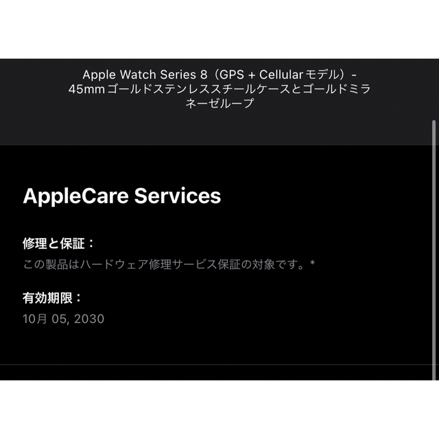 Apple Watch(アップルウォッチ)のApple watch 8 GPS+Cellular 45mm メンズの時計(腕時計(デジタル))の商品写真