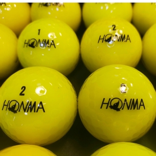 ホンマゴルフ(本間ゴルフ)の【美品】ホンマD1 24球 イエロー ロストボール ゴルフボール(その他)