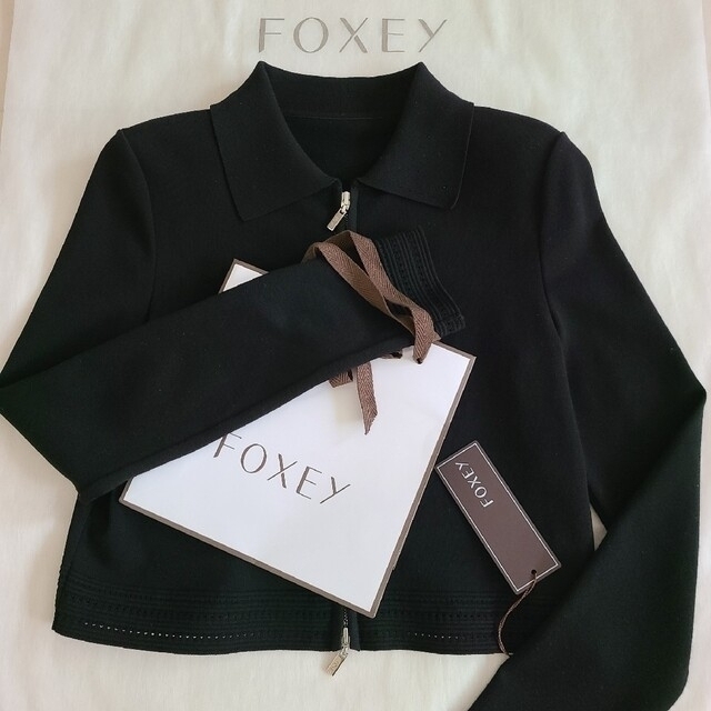 FOXEY フォクシー 半袖 ジップアップ トップス