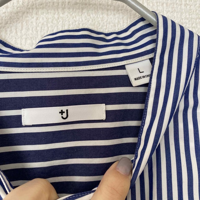 UNIQLO+j ストライプシャツ レディースのトップス(シャツ/ブラウス(長袖/七分))の商品写真