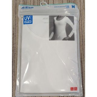 ユニクロ(UNIQLO)のユニクロ エアリズム UVカット Uネック 八分袖 M(その他)