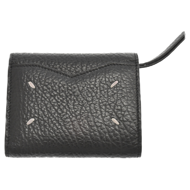 Maison Martin Margiela(マルタンマルジェラ)のMartin Margiela 11 マルタンマルジェラ S56U0136 レザー ミニウォレット 三つ折り財布 ブラック メンズのファッション小物(折り財布)の商品写真