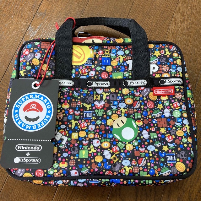 新品！タグ付　レスポートサック　マリオ　ニンテンドー　ランチ　保冷ファッション小物