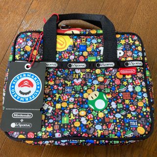 レスポートサック(LeSportsac)の新品！タグ付　レスポートサック　マリオ　ニンテンドー　ランチ　保冷(ポーチ)