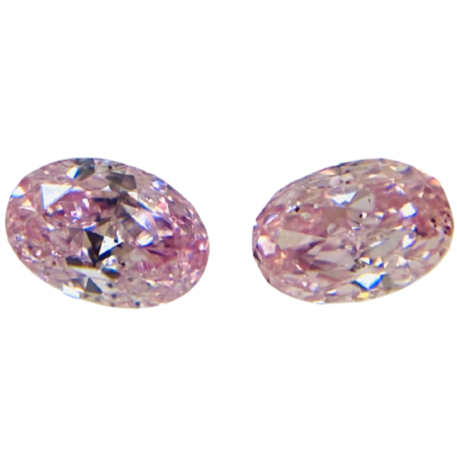 FANCY INTENSE PURPLISH PINK 0.12/0.10ct レディースのアクセサリー(その他)の商品写真