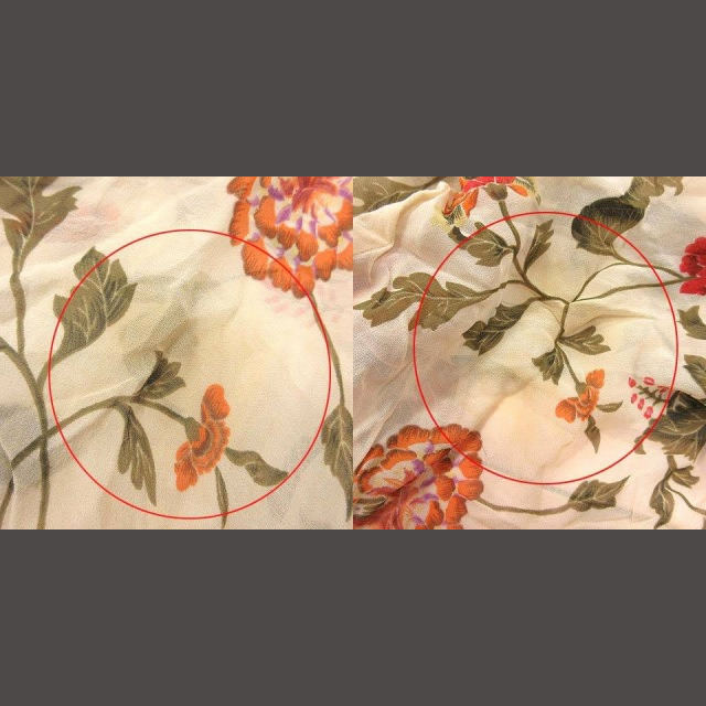 GRACE CONTINENTAL - グレースコンチネンタル ブラウス 七分袖 花柄