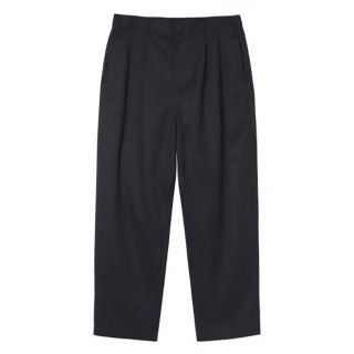 ステューシー(STUSSY)のstussy volume pleated trouser black 30(スラックス)