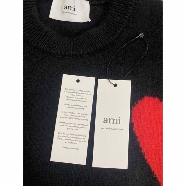 新品　Amiparis アミパリス 黒 ニットセーター　Mサイズ