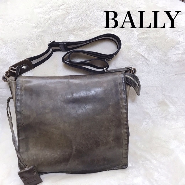 BALLY バリー  オールレザー ショルダーバッグ メッセンジャーバッグ