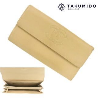 シャネル 財布(レディース)(ベージュ系)の通販 700点以上 | CHANELの
