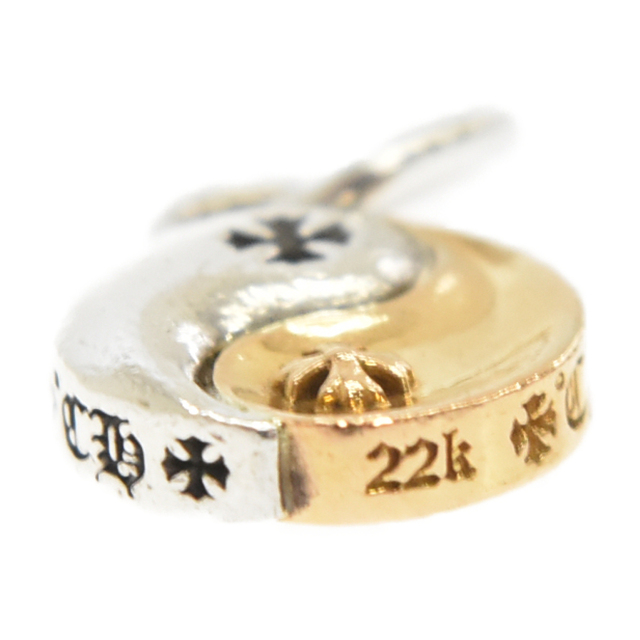 CHROME HEARTS クロムハーツ IN YANG CHARM SILVER 22KGOLD 陰陽チャーム シルバー /ゴールド 5