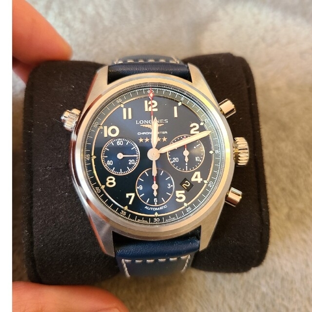 【美品、おまけ付き】Longines スピリット クロノグラフ