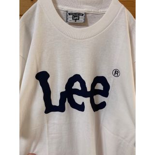 リー(Lee)の90s lee リー　アメリカ製　ビックロゴ　tシャツ 白　ホワイト(Tシャツ/カットソー(半袖/袖なし))