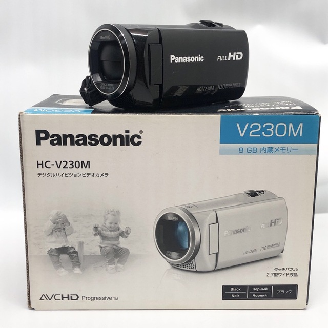 パナソニック デジタルハイビジョンビデオカメラ ブラック HC-V230M-Kのサムネイル