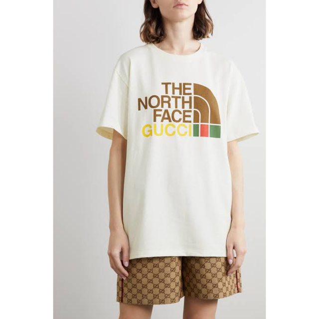 【XL】新品未使用 グッチ×THENORTHFACE コラボ Tシャツ