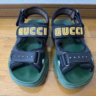 グッチ(Gucci)のグッチ　GUCCI メッシュストラップサンダル(サンダル)