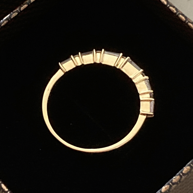 K18ダイヤモンドリング 13.5号 テーパーダイヤ レディースのアクセサリー(リング(指輪))の商品写真