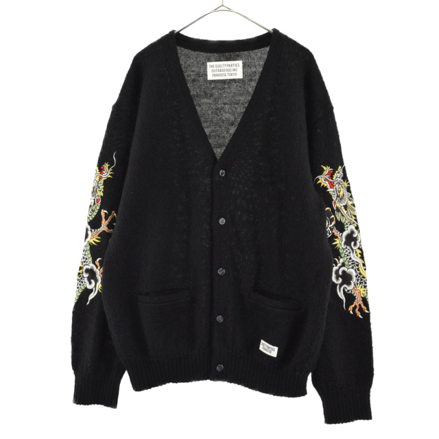 WACKO MARIA ワコマリア 20AW ×TIM LEHI MOHAIR CARDIGAN ティムリーハイコラボ 袖ドラゴン刺繍モヘアカーディガン ブラック | フリマアプリ ラクマ WACKO MARIA ワコマリア 20AW ×TIM LEHI MOHAIR CARDIGAN ティムリーハイコラボ 袖ドラゴン刺繍モヘアカーディガン ブラック | フリマアプリ ラクマ