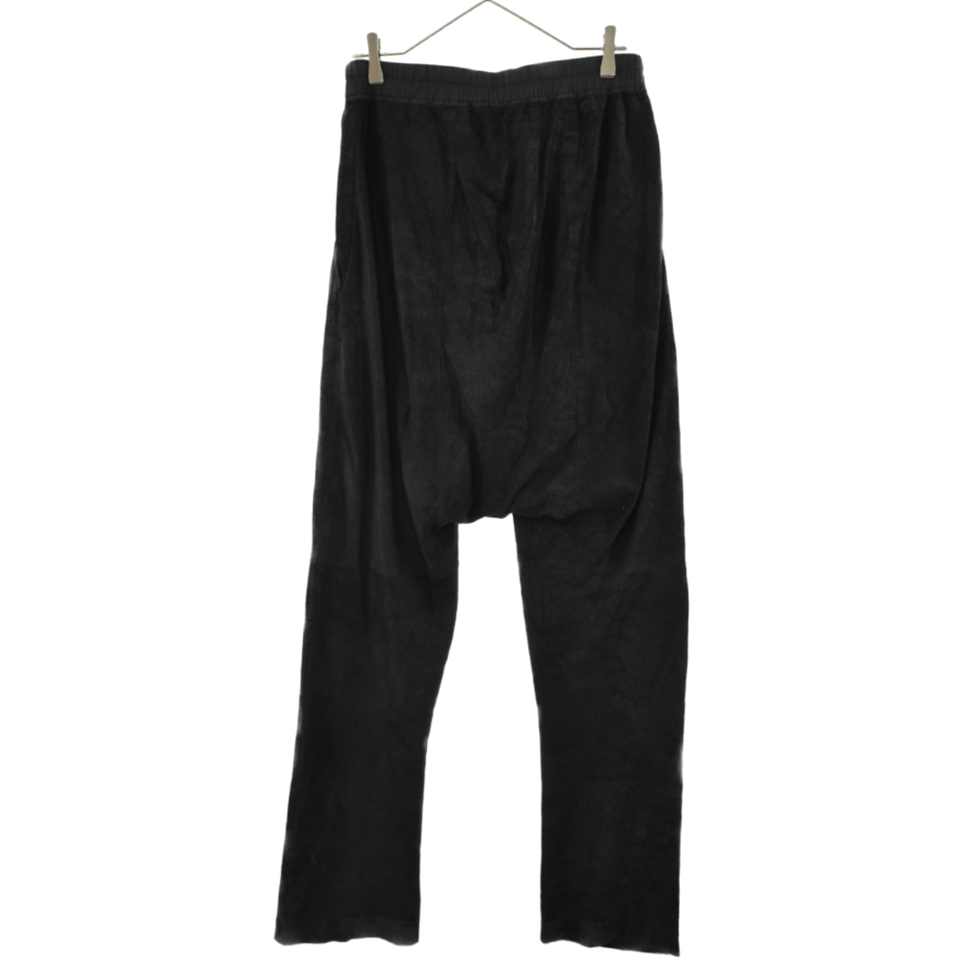 Rick Owens リックオウエンス 18SS DIRT DREWSTRING LONG PANTS デストロイ加工 ラムレザー サルエルパンツ RU18S5380-LB 1