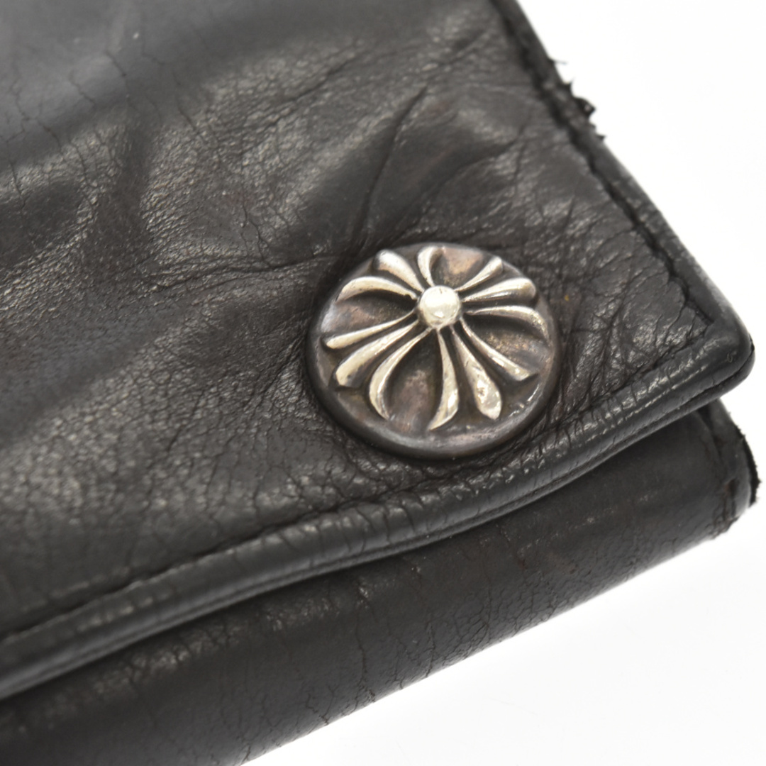 CHROME HEARTS クロムハーツ グリーシー クロスボタン レザー ロング