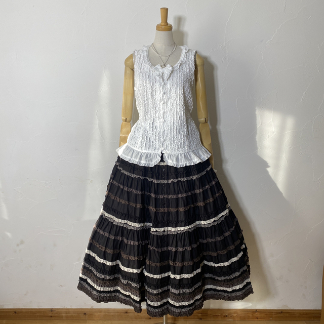 ピンクハウス ノースリーブ ピコフリルブラウス 予約特典 6963円 www
