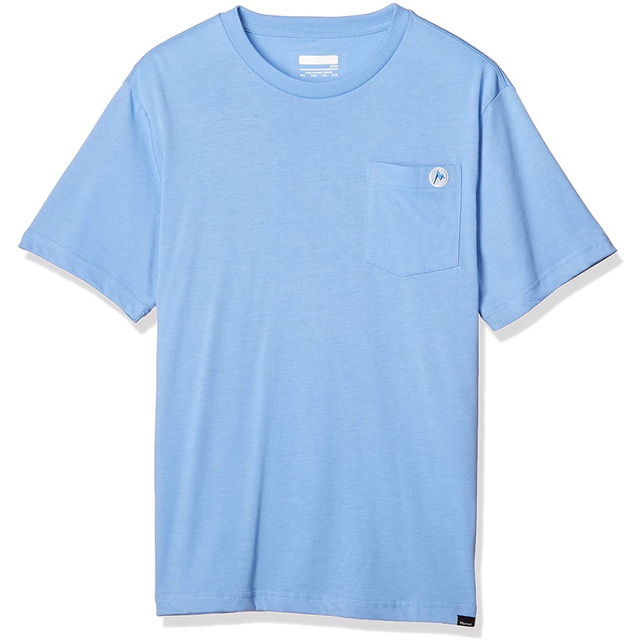 MARMOT(マーモット)のMarmot マーモット 半袖Tシャツ TCポケットハーフスリーブクルーMブルー メンズのトップス(Tシャツ/カットソー(半袖/袖なし))の商品写真