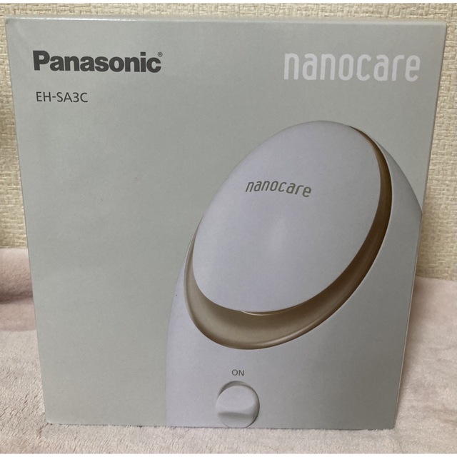 Panasonic(パナソニック)のパナソニック スチーマー ナノケア コンパクト ゴールド調 EH-SA3C-N スマホ/家電/カメラの美容/健康(フェイスケア/美顔器)の商品写真