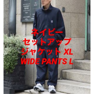 ワンエルディーケーセレクト(1LDK SELECT)のSEE SEE NYLON JACKET WIDE PANTS セットアップ(ナイロンジャケット)