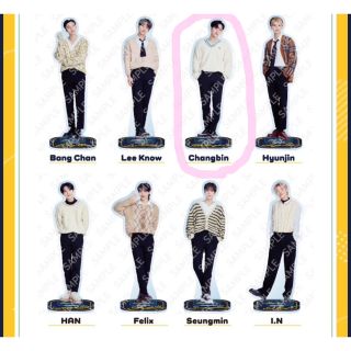 ストレイキッズ(Stray Kids)のstraykids ファミリーマート ビックアクリルスタンド チャンビン(アイドルグッズ)