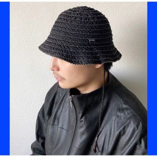 ステューシー(STUSSY)の希少モデル vintage old stussy headgear 黒 ハット(ハット)