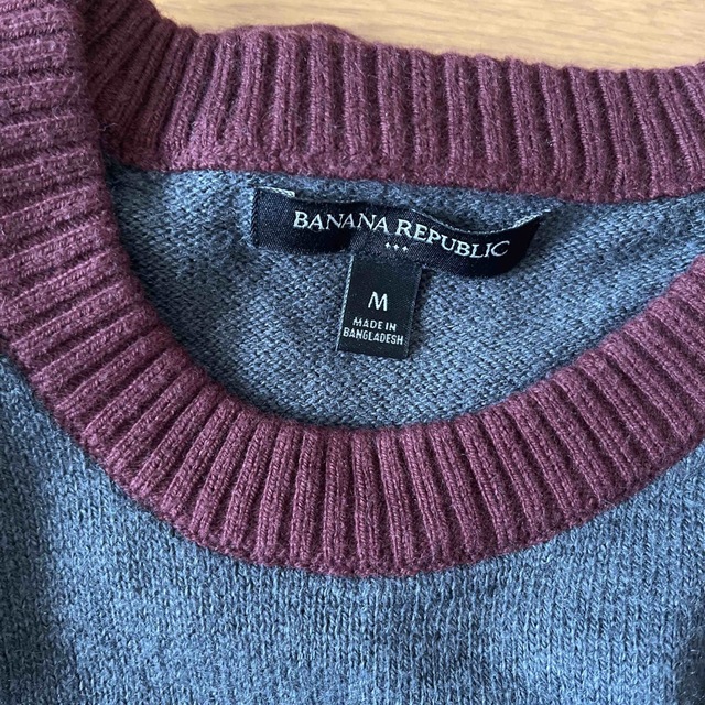 Banana Republic(バナナリパブリック)のBANANAREPUBLIC メンズニットトップス#値下げ メンズのトップス(ニット/セーター)の商品写真