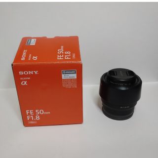 ソニー(SONY)の【フィルター付特価】SONY - FE 50F1.8(SEL50F18F)(レンズ(単焦点))