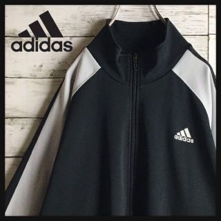 アディダス(adidas)の【レア90s】アディダス☆刺繍ロゴ入りジップジャージ　入手困難　薄手　A74(ジャージ)