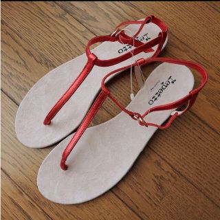 レペット(repetto)の箱・保存袋付き未使用【Repetto】ストラップサンダル 37サイズ(サンダル)