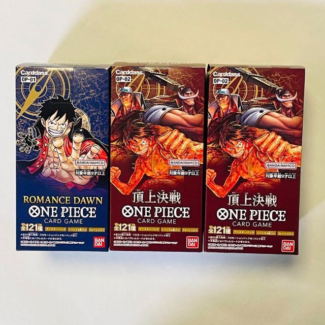 3BOX ONE PIECE カードゲーム ROMANCE DAWN 頂上決戦-